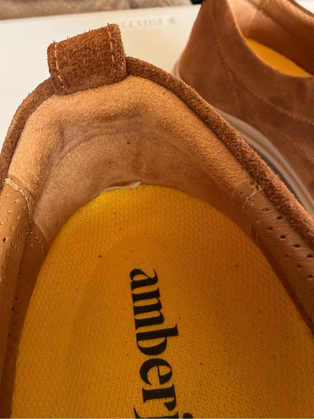 Amberjack The Original Grizzly Men’s Suede Derby Lace-up Round Toe Brown 11